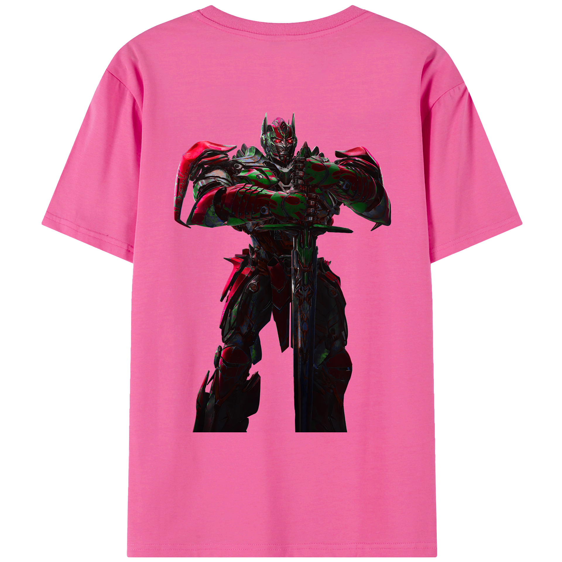 （画像用） Transformers トランスフォーマー レディース半袖Tシャツ(バックプリント)